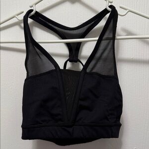 Black Mesh Sports Bra Women’s Size Small